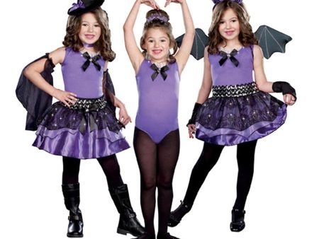 Halloween Cutie 3 In 1 Witch Ballerina Bat Costume Child Sale