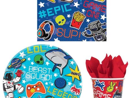 Epic Party Bundle 8 Piece Setting Hot on Sale