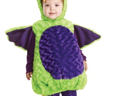 Belly Babies Green Dragon Costume Child Toddler on Sale