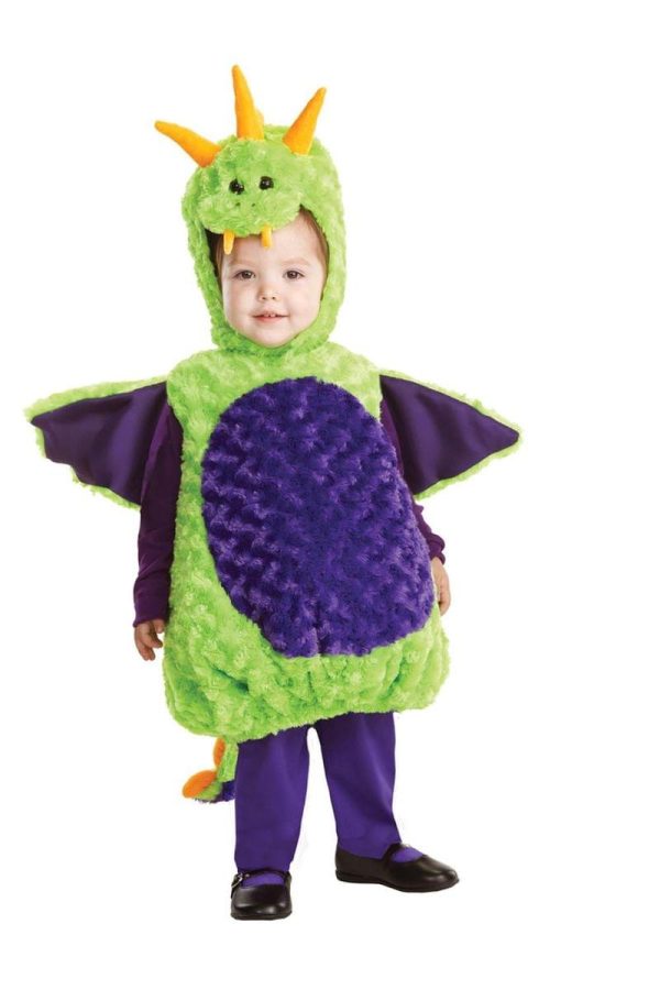 Belly Babies Green Dragon Costume Child Toddler on Sale