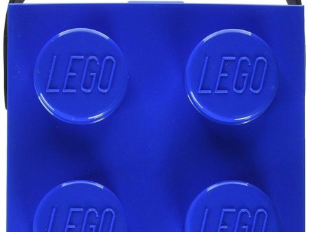 LEGO Lunchbox With Handle, Bright Blue For Sale