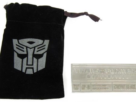 Transformers Mp-01B Black Convoy Collector Plaque by Takara Fashion