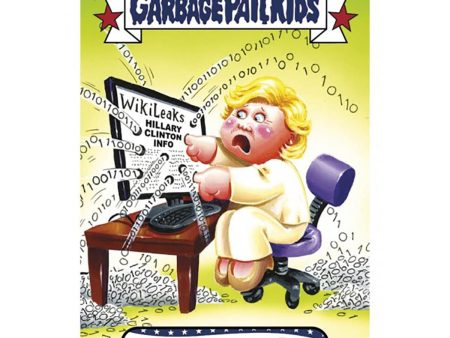 Garbage Pail Kids Disg-Race To The White House Hacked Hillary #27 Supply