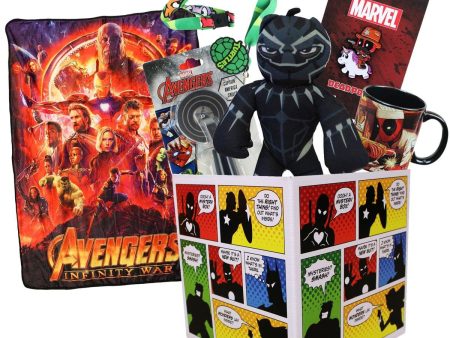 Super Hero Collection LookSee Box Avengers Throw Blanket Deadpool Black Panther Online Sale