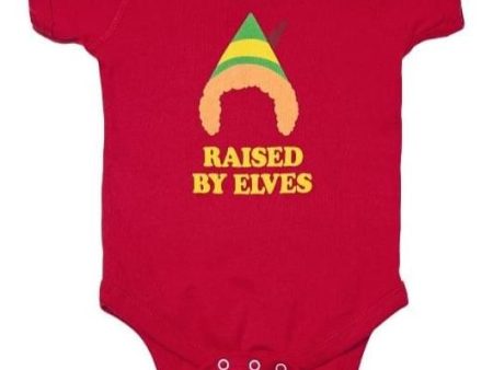 Elf The Movie Raised By Elves Short Sleeve Romper Infant Cheap