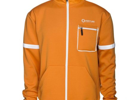 Portal 2 Aperture Test Subject Men s Premium Track Jacket Fashion