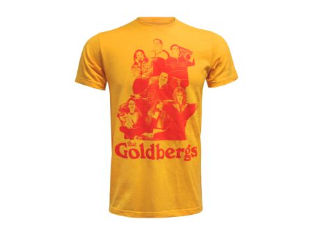 The Goldbergs Cast Adult Yellow T-Shirt For Sale