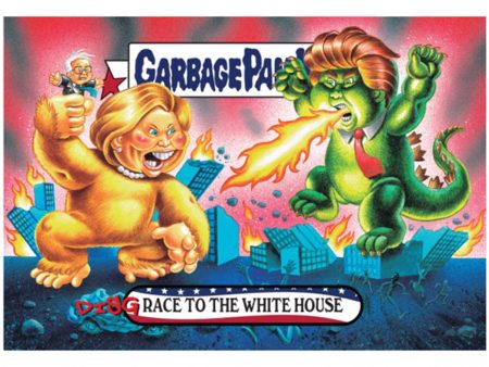 Garbage Pail Kids Disg-Race to the White House Donald Trump Vs Hillary Clinton #1 on Sale