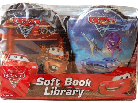 Disney Soft Book Library 2 Pack Cars 2 on Sale