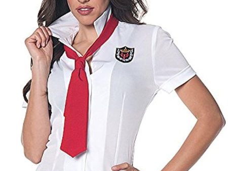 School Girl Women s Fitted Costume Shirt Sale