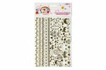 Glitter Galaxy Gold Shimmer Temporary Tattoo Sheet Wave 1 Discount