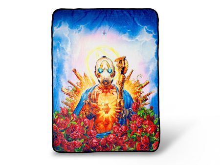 Borderlands 3 Psycho Bandit Cover Art Fleece Throw Blanket | 60 x 45 Inches Online