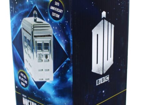 Doctor Who Silver TARDIS Ceramic Money Bank For Discount