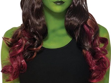 Guardians of the Galaxy Vol 2 Gamora Wig Adult Costume Accessory Supply