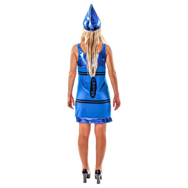 Blue Crayon Women s Dress Costume Cheap