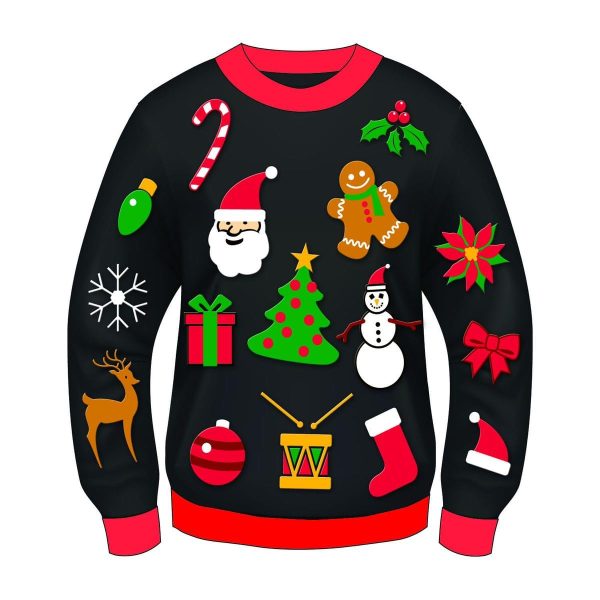 Ugly Christmas Icon Adult Sweater Online now