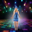 Blue Crayon Women s Dress Costume Cheap