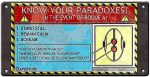 Portal Paradox Tin Wall Sign on Sale