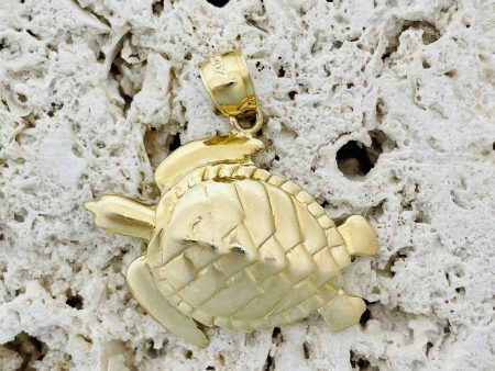 14k gold turtle pendant Online Hot Sale