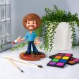 TOONIES BOB ROSS 6.5  VINYL FIGURE COLLECTIBLE | FULL COLOR VERSION Online Sale