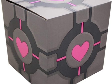 Portal Companion Cube 12  x 12  x 12  Flat Empty Gift Box Online