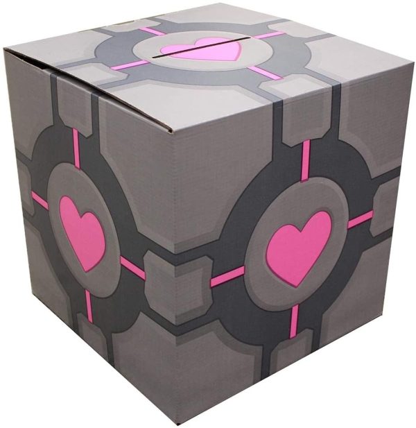 Portal Companion Cube 12  x 12  x 12  Flat Empty Gift Box Online