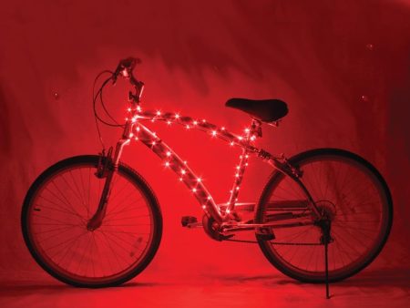 Cosmic Brightz Red LED Bicycle Light Accessory Online Hot Sale