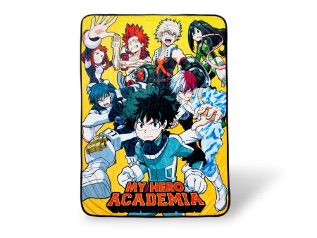 My Hero Academia Superheroes Lightweight Fleece Throw Blanket | 45 x 60 Inches Fashion