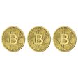 Bitcoin Gold Plated 3 Piece Replica Set – Collector’s Premium Quality Prop Money Fashion