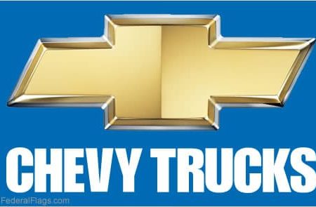 3x5 ft. Chevy Trucks Logo Flag For Cheap