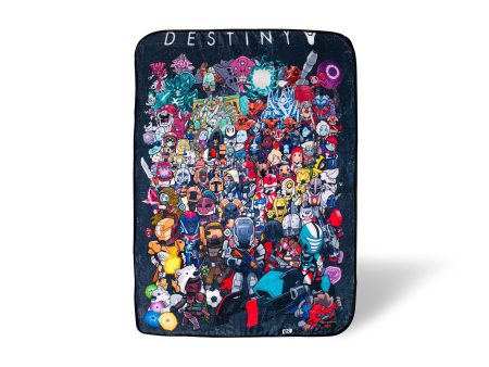 Destiny Chibi Characters Lightweight Fleece Throw Blanket | 45 x 60 Inches Online