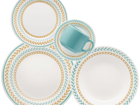 Donna Laurels 20 Pieces Dinnerware Set Service for 4 Discount