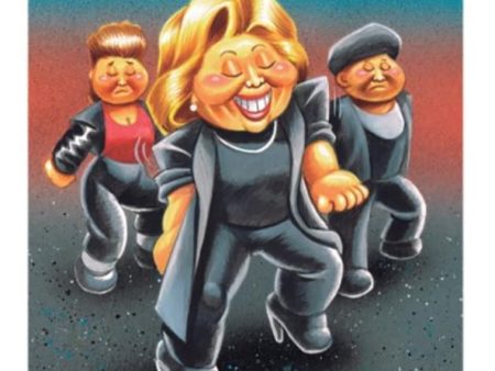 Garbage Pail Kids Disg-Race To The White House  Nasty  Hillary #56 on Sale