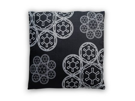 Star Wars Throw Pillow | Empire Imperial Symbol Cluster Design | 20 x 20 Inches For Cheap