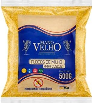 MANO VELHO - Natural NON-GMO corn (Flocão) - 500g For Cheap