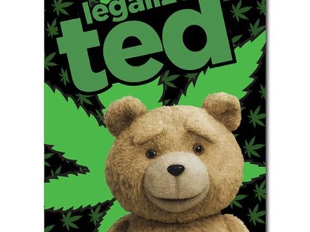 Ted 2 Legalize Ted Lightweight Fleece Throw Blanket | 45 x 60 Inches Supply