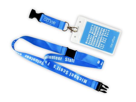 The Office Fun Run Race For The Cure Lanyard & ID Badge | Raise Rabies Awareness Hot on Sale