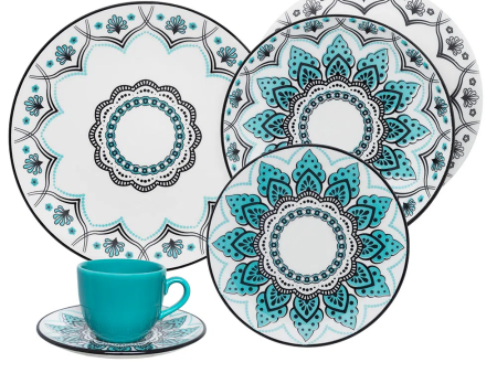 Coup Serene 20 Pieces Dinnerware Set Service for 4 Fashion