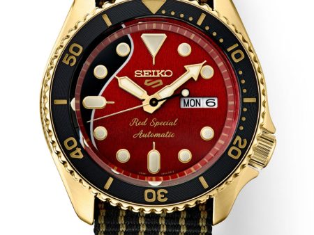 Seiko 5 Sports Brian May Queen SRPH80 Red Special For Cheap