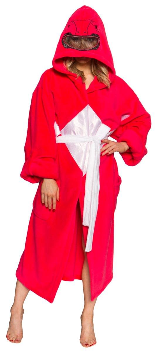 Power Rangers Adult Costume Robe, Red Discount