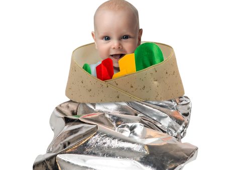 Burrito Unisex Pull Over Costume For Babies or Small Toddlers One Size Only For Discount