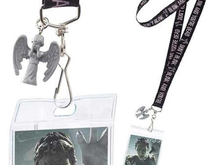 Doctor Who Don t Blink with 3D Weeping Angel Lanyard Charm Sale