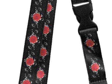 Day of the Dead Sugar Skull Charm Lanyard For Cheap