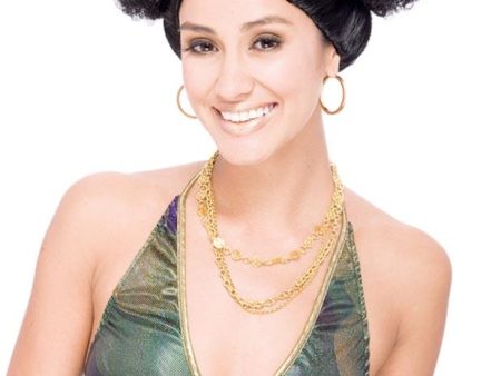 Sweetie Poof Black Adult Costume Wig Sale