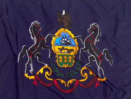 State of Pennsylvania Flag - Official Design and Specifications - Outdoor Nylon on Sale