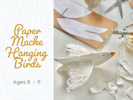 Paper Mache Bird Workshop Ages 8 - 11 | Tabitha | January 24th Fashion