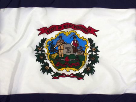 State of West Virginia Flag - Official Design and Specifications - Outdoor Nylon Hot on Sale