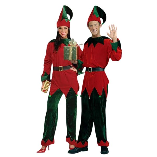 Santa s Helper Christmas Elf Costume Adult Online Hot Sale