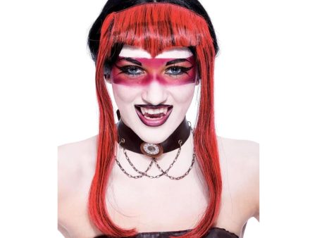 Chelsea Widow Peak Red Adult Costume Wig Online Hot Sale