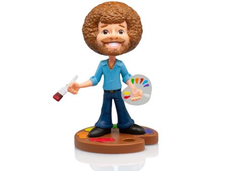 TOONIES BOB ROSS 6.5  VINYL FIGURE COLLECTIBLE | FULL COLOR VERSION Online Sale